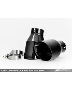 AWE Tuning Audi C7.5 A6 3.0T Touring Edition Exhaust - Quad Outlet Diamond Black Tips buy in USA