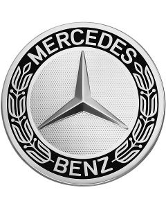 Original Mercedes-Benz Radnabendeckel Schwarz 75mm A1714000125 9040 Set buy in USA