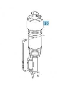 Original Mercedes-Benz Federbein Airmatic vorne links E-Klasse 211 A211320551380 buy in USA