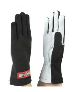 RaceQuip Black Basic Race Glove - Medium buy in USA