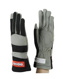 RaceQuip Black 1-Layer SFI-1 Glove - Medium buy in USA