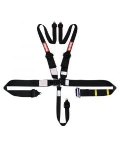 RaceQuip L & L 5pt Ratchet HNR Harness Black buy in USA