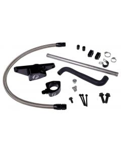 Fleece Performance 03-05 Auto Trans Cummins Coolant Bypass Kit w/ Stainless Steel Braided Line buy in USA