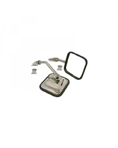 Rugged Ridge 55-86 Jeep CJ Stainless Steel Side Mirror Kit buy in USA