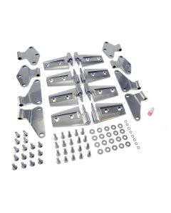 Rugged Ridge 07-18 Jeep Wrangler JKU Stainless Steel Door Hinge Kit buy in USA