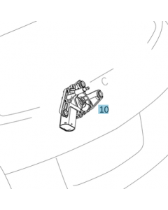 Original Mercedes-Benz Heckwischermotor GLK 204 A2049068002 buy in USA