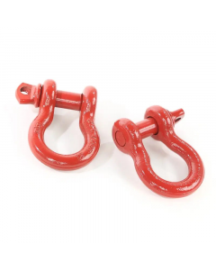 Rugged Ridge Red 3/4in D-Shackles buy in USA