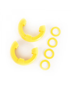 Rugged Ridge Yellow 3/4in D-Ring Isolator Kit buy in USA