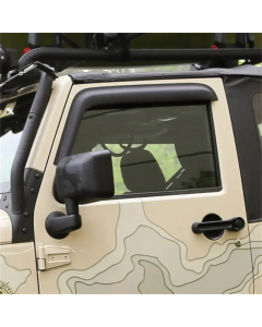 Rugged Ridge Window Visors Matte Black 07-18 2-Door Jeep Wrangler buy in USA