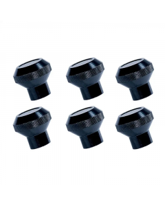 Rugged Ridge Billet Aluminum Dash Knob Set Black 76-86 Jeep CJ buy in USA