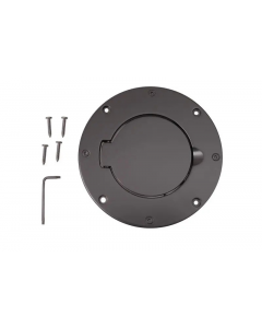 Rugged Ridge Non-Locking Gas Cap Door Black 97-06 Jeep Wrangler buy in USA