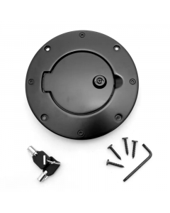 Rugged Ridge Locking Gas Cap Door Black Alum 97-06TJ buy in USA