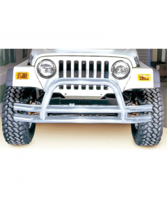 Rugged Ridge 3-In Double Tube Front Bumper SS 76-06 Models buy in USA