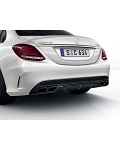 Original Mercedes-Benz AMG C63 Heckdiffusor-Auspuffblenden Nightpaket C-Klasse 205 Limousine T-Modell buy in USA