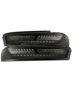 AlphaRex 16-18 Chevrolet Camaro PRO-Series LED Tail Lights Jet Black buy in USA