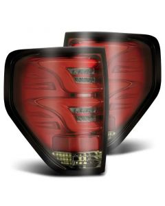 AlphaRex 09-14 Ford F-150 (Excl Flareside Truck Bed Models) PRO-Series LED Tail Lights Red Smoke buy in USA