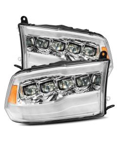 AlphaRex 09-18 Dodge Ram 1500HD NOVA LED Projector Headlights Plank Style Design Chrome w/DRL buy in USA