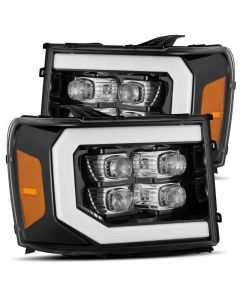 AlphaRex 07-13 GMC 1500HD NOVA LED Proj Headlights Plank Style Chrome w/Activ Light/Seq Signal/DRL buy in USA