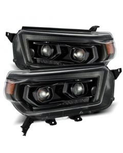 AlphaRex 10-13 Toyota 4Runner LUXX LED Proj Headlights Plank Style Alpha Black w/Seq Signal/DRL buy in USA