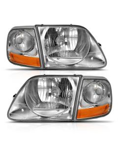 ANZO 1997-2003 Ford F-150 Crystal Headlight G2 Clear With Parking Light buy in USA