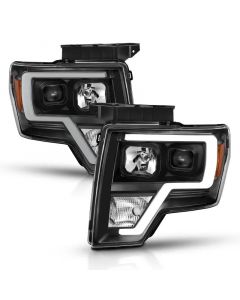 ANZO 2009-2014 Ford F-150 Projector Light Bar H.L Black Amber buy in USA