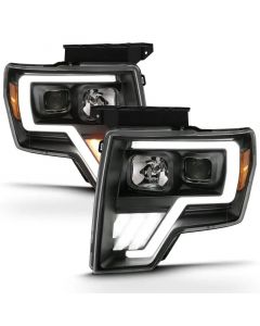 ANZO 2009-2013 Ford F-150 Projector Light Bar G4 Switchback H.L.Black Amber buy in USA