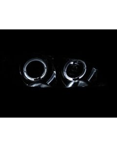 ANZO 2000-2004 Infiniti I30 Projector Headlights w/ Halo Chrome buy in USA