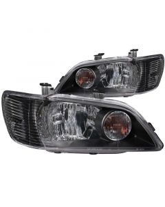 ANZO 2002-2003 Mitsubishi Lancer Crystal Headlights Black buy in USA