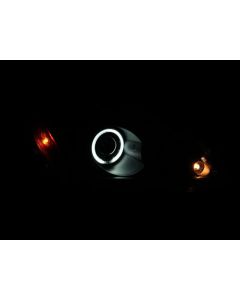 ANZO 2004-2007 Mitsubishi Lancer Projector Headlights w/ Halo Black (CCFL) buy in USA