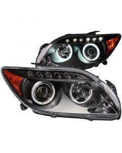 ANZO 2005-2010 Scion Tc Projector Headlights w/ Halo Black (CCFL) buy in USA