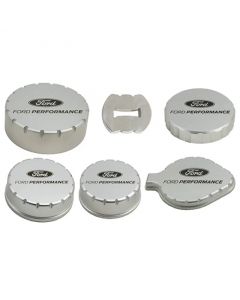 Ford Racing 15-19 Mustang 2.3L/5.0L/5.2L Aluminum Machined Engine Cap Covers buy in USA