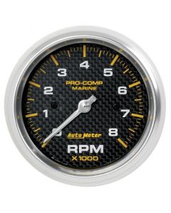 Autometer Marine Carbon Fiber 3-3/8in 8k RPM Tachometer buy in USA