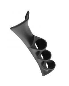 Autometer 95-99 Mitsubishi Eclipse / Eagle Talon (excl Convertible) Black Triple 52mm Pillar Pod buy in USA