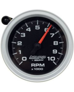 AutoMeter Tachometer Gauge 10K RPM 3 3/4in Pedestal w/Ext. Shift-Light - Black Dial/Black Case buy in USA