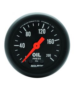 Autometer Z Series 52mm 0-200 PSI Mechanical Oil Pressure Gauge buy in USA