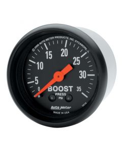 Autometer Z Series 52mm 0-35 PSI Mechanical Boost Gauge buy in USA