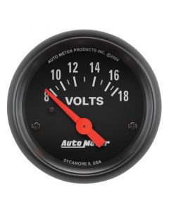 Autometer Z-Series 52mm 8-18 Volts Volmeter Gauge buy in USA