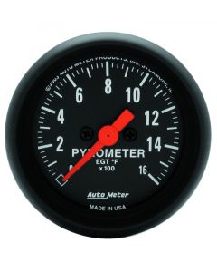 Autometer Z-Series 52mm 0-1600 Def F Full Sweep Electronic Pyrometer Gauge buy in USA