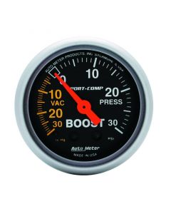 Autometer Sport-Comp 52mm 30 PSI Mechanical Boost Gauge buy in USA