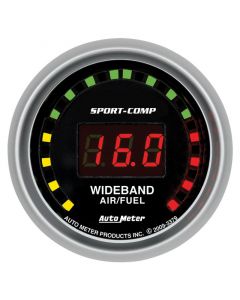 Autometer Sport-Comp 52mm Digital Wideband Air/Fuel Ratio Street Gauge buy in USA