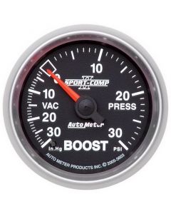 Autometer Sport-Comp II 52mm 30 PSI Mechanical Boost Vacumm Gauge buy in USA