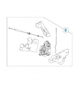 Original Mercedes-Benz Türschloss hinten links A-Klasse 169 A1697302935 buy in USA