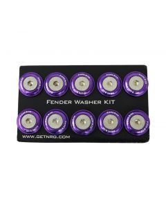 NRG Fender Washer Kit w/Rivets For Plastic (Purple) - Set of 10 buy in USA