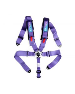 NRG SFI 16.1 5Pt 3 Inch Seat Belt Harness with Pads / Cam Lock - Purple buy in USA