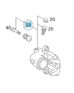 Original Mercedes-Benz Bremssattel rechts vorne Vorderachse A-Klasse 169 B-Klasse 245 A169420148380 Tauschteil buy in USA