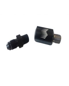 Snow Performance 1/8in. NPT Female to 4AN Male Low Profile Water Nozzle Holder 4AN Elbow buy in USA