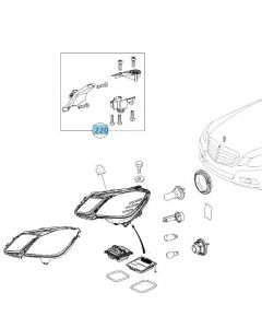 Original Mercedes-Benz Reparatursatz Scheinwerfer links E-Klasse 212 A2128200314 buy in USA