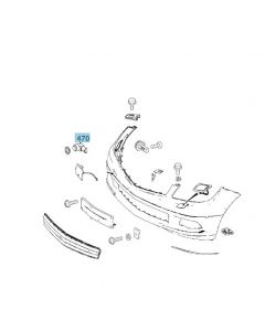 Original Mercedes-Benz Parksensor PDC Einparkhilfe A2125420018 9999 buy in USA