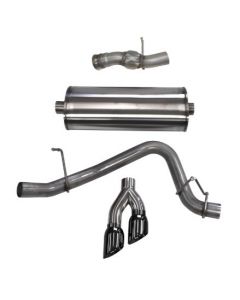 Corsa 15-16 GMC Yukon Denali 6.2L V8 Single Side Exit Cat-Back Exhaust w/ Polished Black Tips buy in USA