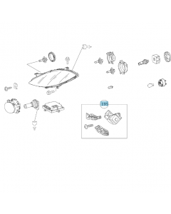 Original Mercedes-Benz Reparatursatz Scheinwerfer rechts A-Klasse 169 A1698201614 buy in USA